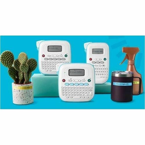 PT-N10 PORTABLE MODEL (LIGHT BLUE/WHITE) 12 MM BTAG TAPE 180