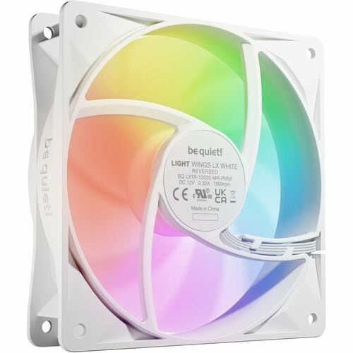 be quiet! Light Wings LX Reverse Cooling Fan - Multimedia System, Case, PC - 120 mm Maximum Fan Diameter - 1 x Fan(s) - 82