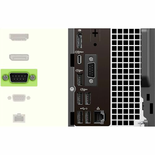 Desktop Computer Dell Pro Max FCS1250 - Intel Core Ultra 7 265 - vPro-Technologie - 16 GB - 512 GB SSD - Slim PC - Schwarz