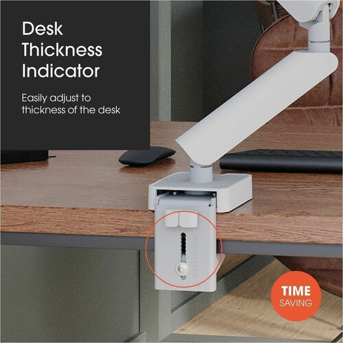 MOMO 2137MONITOR ARM DESK WHITE VOGELS
