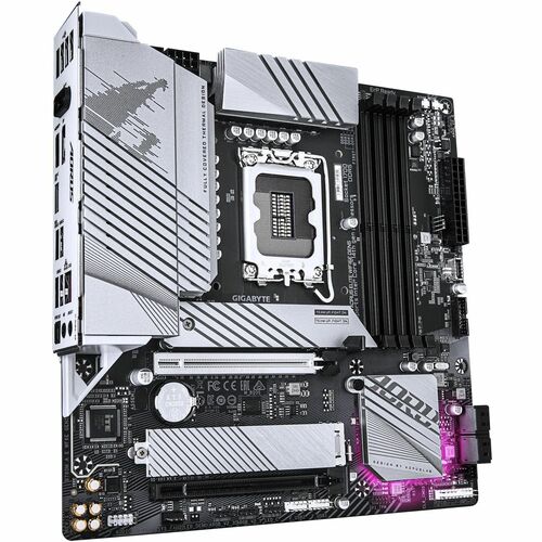 GIGABYTE Ultra Durable B760M A E WF6E GEN5 Gaming Desktop Motherboard - Intel B760 Chipset - Socket LGA-1700 - Micro ATX -
