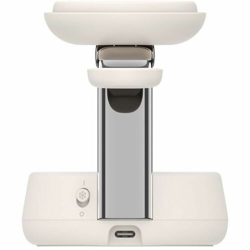 Belkin UltraCharge Pro Induktionsladegerät - Sand - für iPhone, Smartwatch, AirPod, Smartphone, Qi2-fähiges Gerät - Eingan