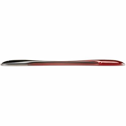 Kensington Slim Duo Gel Wrist Rest - 18 mm x 490 mm x 95 mm Dimension - Black, Red - Gel - Strain Resistant - Keyboard - R