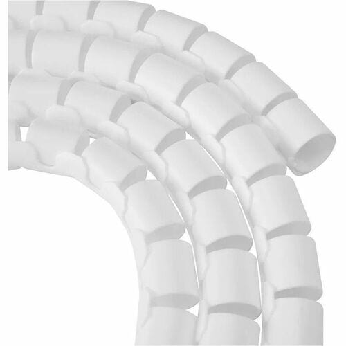 SPIRAL CABLE WRAP 15 MM. MULTIPLE CABLES WHITE