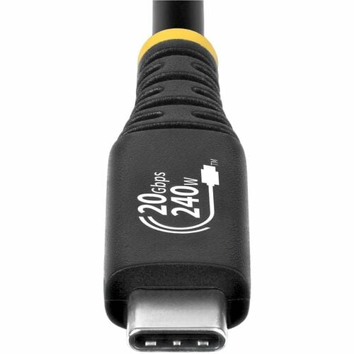 StarTech.com 2 m USB4 A/V/Power/Data Transfer Cable - 1 - Cable for Notebook, USB Device, Docking Station, Wall Charger, M
