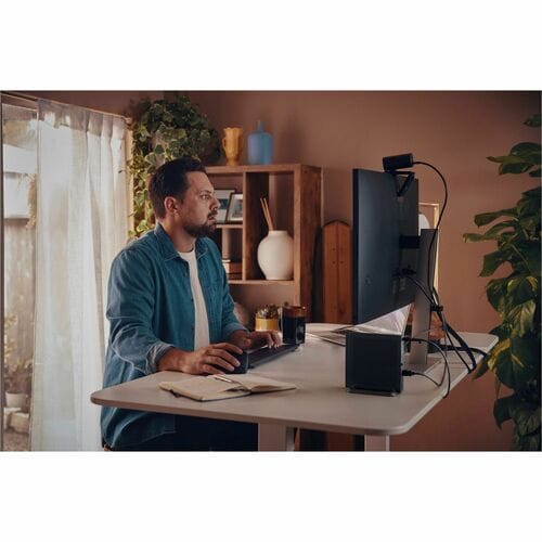 HP EliteDesk 8 G1a Desktop Computer - AMD Ryzen 5 220 - 16 GB - 512 GB PCI Express NVMe 4.0 SSD - Mini PC - Jack Black - A
