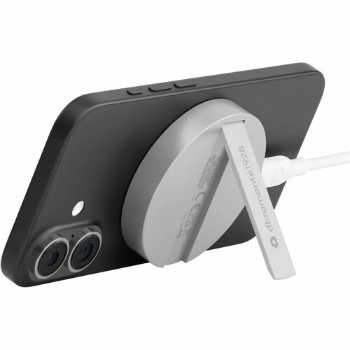 dbramante1928 ApS RE-CHARGE Induction Charger - Aluminium - For Qi2-enabled Device, MagSafe-enabled Device - Input connect