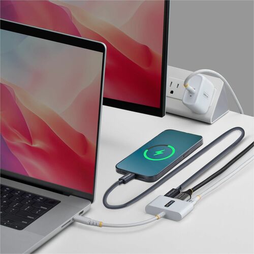 DOCK HUB MULTIPUERTOS USB-C A HDMI - 140W - 4K60HZ - BLANCO