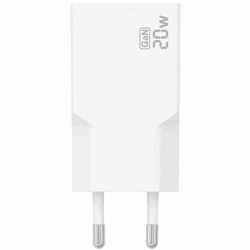 CARGADOR GAN ULTRA DELGADO 20W 20W 1XUSB-C PD3.0 BLANCO