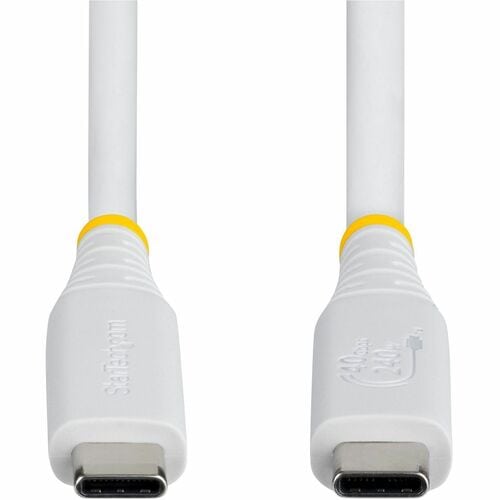 StarTech.com 50 cm USB4 A/V/Power/Data Transfer Cable - 1 - Cable for Display, Workstation, Dock, MacBook, Wall Charger - 