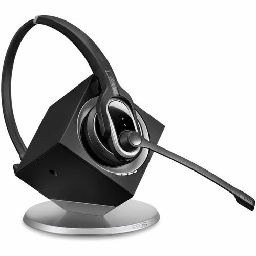 EPOS IMPACT DW Pro 1 ML - EU Wireless Over-the-head Mono Headset - Black, Silver - Monaural - 18000 cm - DECT - 150 Hz to 