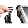 DUAL LOCK CURLY CABLE W/M5X10MM/ANCHOR POINT BLACK