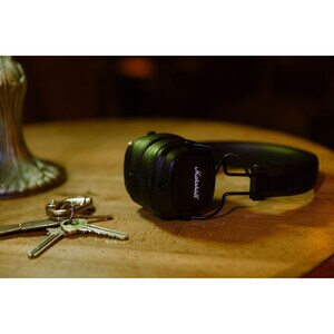 Marshall Major III Com fios/sem fios Headset, Na orelha Estéreo Fone de ouvido - Preto - Binaural - Circum-auditivo - 1000