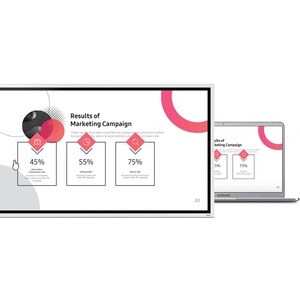 Samsung Flip 2 WM65R 65" Class LCD Touchscreen Monitor - 8 ms - 65" Viewable - InGlass Technology - Multi-touch Screen - 3