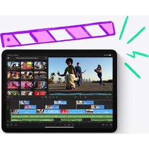 iPad Pro 12.9in (5th Gen) Wi-Fi + Cellular 1TB - Silver - M1 - Retina XDR - Face ID - USB-C - 5G - Supports Apple Pencil (