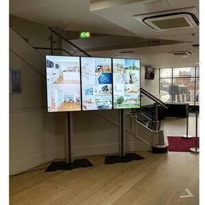 AllSee DM55D 55" LCD Digital Signage Display - 24 Hours/7 Days Operation - In-plane Switching (IPS) Technology Cortex A17 