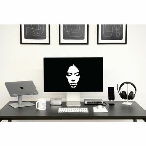 Kensington H3000 Wireless Over-the-ear, Over-the-head Stereo Headset - Black - Google Assistant, Siri - Binaural - Ear-cup