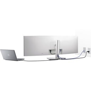 Dell UltraSharp U4924DW 49" Class Dual Quad HD (DQHD) Curved Screen LCD Monitor - 32:9 - 124.5 cm (49") Viewable - In-plan