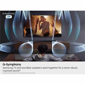 Samsung HW-QS700F 3.1.2 Bluetooth Smart Sound Bar Speaker - 345 W RMS - Google Assistant, Alexa Supported - Titan Black - 