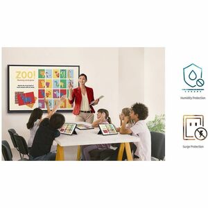 Samsung WA86F 2184.40 mm 4K UHD LCD Collaboration Display - Infrared (IrDA) - Touchscreen - 16:9 Aspect Ratio - 3840 x 216