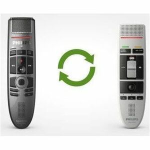 Philips SpeechMike Premium Air SMP4000 Digital Voice Recorder - [Built-in] Microphone, Speaker - Electret Condenser Microp