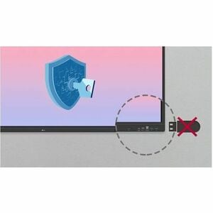 LG CreateBoard 55TR3DQ-B 1397 mm 4K UHD LCD Collaboration Display - ARM Corteccia A73 + A53 - 8 GB - Touchscreen - 16:9 Ra