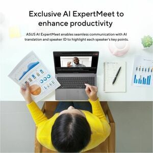 Asus ExpertBook P1 P1503 P1503CVA-S73849 39.6 cm (15.6") Notebook - Full HD - Intel Core 5 210H - 8 GB - 512 GB SSD - Mist