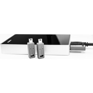 Rocstor Rocsecure EX31 2 TB 2.5" Hard Drive - External - Portable - USB 3.1 - 5400rpm ENCYPTED PORTABLE DRIVE 3XTOKEN KEY 