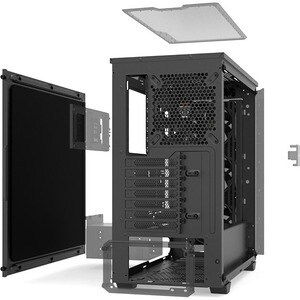 be quiet! Pure Base 500 FX Computergehäuse - ATX, Micro ATX, Mini ITX Motherboard Supported - Midi-Tower - Acrylnitril-But