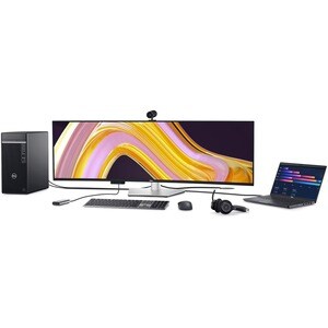 Dell UltraSharp U4924DW 49" Class Dual Quad HD (DQHD) Curved Screen LCD Monitor - 32:9 - 124.5 cm (49") Viewable - In-plan