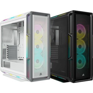Corsair iCUE 5000T Carcasa para computdora - ATX Placa base admitida - Media Torre - Vidrio templado, Acero - Negro - 6 x 