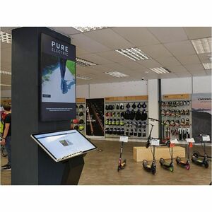 AllSee TWP43B 43" LCD Digital Signage Kiosk - 24 Hours/7 Days Operation - In-plane Switching (IPS) Technology - Touchscree