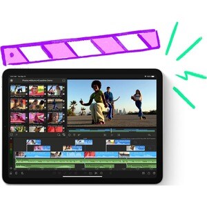 iPad Pro 12.9in (5th Gen) Wi-Fi 512GB - Silver - M1 - Retina XDR - Face ID - USB-C - Supports Apple Pencil (2nd Gen) and M