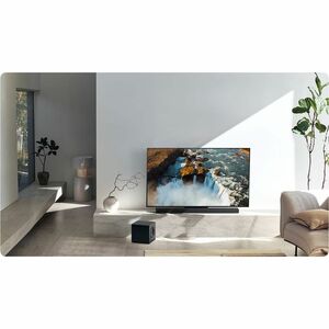 Samsung HW-QS700F 3.1.2 Bluetooth Smart Sound Bar Speaker - 345 W RMS - Google Assistant, Alexa Supported - Titan Black - 