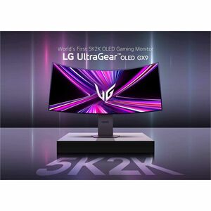 LG UltraGear 45GX950A-B 45" Class 5K2K WUHD Curved Screen Gaming OLED Monitor - 21:9 - Black - 44.5" Viewable - OLED - 512