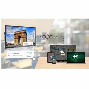 LG CreateBoard 55TR3DQ-B 1397 mm 4K UHD LCD Collaboration Display - ARM Corteccia A73 + A53 - 8 GB - Touchscreen - 16:9 Ra