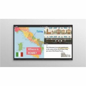 LG CreateBoard 86TR3DQ 2184.40 mm 4K UHD LCD Collaboration Display - ARM Cortex A73 + A53 - 8 GB - Touchscreen - 16:9 Aspe