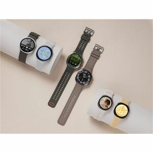 Samsung Galaxy Watch9 SM-L340 Smart Watch - 42.70 mm Case Height - 40.40 mm Case Width - Cream Body Color - Cream Band Col