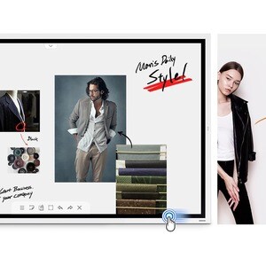 Samsung Flip 2 WM65R 65" Class LCD Touchscreen Monitor - 8 ms - 65" Viewable - InGlass Technology - Multi-touch Screen - 3