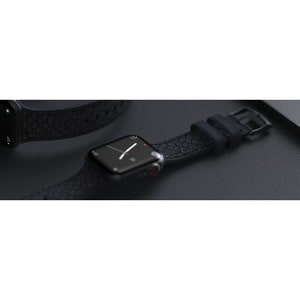 Njord Vindur SL14110 Smartwatch-Band - 1 - Grau - Silikon, Edelstahl, Veganes Kunstleder, Lachsleder