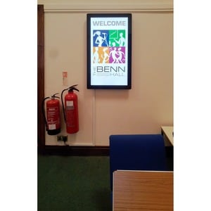 AllSee Slimline Pro PF22HD9 22" LCD Digital Signage Display - 24 Hours/7 Days Operation - In-plane Switching (IPS) Technol