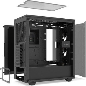 be quiet! Pure Base 500 FX Computergehäuse - ATX, Micro ATX, Mini ITX Motherboard Supported - Midi-Tower - Acrylnitril-But