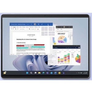 Microsoft Surface Pro 9 Tablet - 33 cm (13") - Intel - 16 GB - 256 GB SSD - Windows 11 Home - Platinum - Core i5 12th Gen 