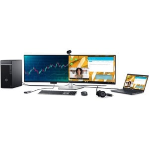 Dell UltraSharp U4924DW 49" Class Dual Quad HD (DQHD) Curved Screen LCD Monitor - 32:9 - 124.5 cm (49") Viewable - In-plan