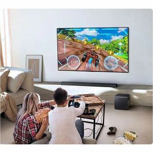 Samsung HW-QS700F 3.1.2 Bluetooth Smart Sound Bar Speaker - 345 W RMS - Google Assistant, Alexa Supported - Titan Black - 