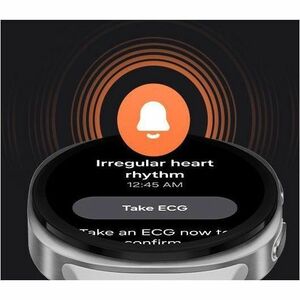 Samsung Galaxy Watch8 SM-L330 Smartwatch - 46 mm Case Height - 43,70 mm Case Width - Silber Case Color - Weiß Band Color -