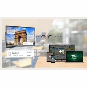 LG CreateBoard 86TR3DQ-B 2184.40mm 4K UHD LCD Pantalla de colaboración - ARM Cortex A73 + A53 - 8GB - Pantalla Táctil - 16