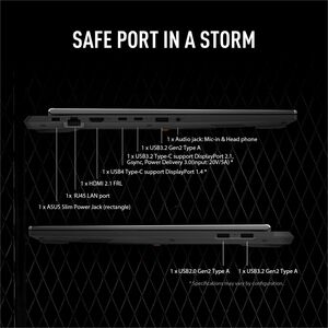 TUF Gaming A16 FA608 FA608UP-RV018 40.6 cm (16") Gaming Notebook - Full HD Plus - 165 Hz - AMD Ryzen 7 260 - 16 GB - 1 TB 