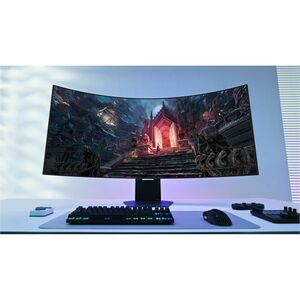 LG UltraGear 45GX950A-B 45" Class 5K2K WUHD Curved Screen Gaming OLED Monitor - 21:9 - Black - 44.5" Viewable - OLED - 512