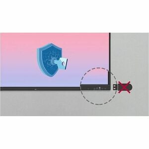 LG CreateBoard 86TR3DQ 2184.40 mm 4K UHD LCD Collaboration Display - ARM Cortex A73 + A53 - 8 GB - Touchscreen - 16:9 Aspe